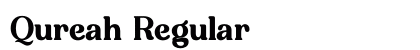 Qureah Regular preview Qureah Regular preview