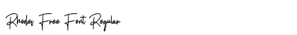 Rhodes Free Font Regular preview Rhodes Free Font Regular preview
