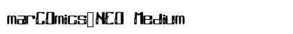 marCOmics_NEO Medium Font Preview