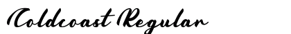 Coldcoast Regular Font Preview