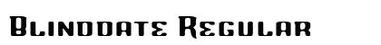 Blinddate Regular font free download