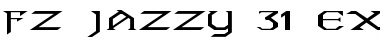 Download FZ JAZZY 31 EX Font