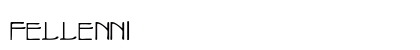 Fellenni Caps Regular Font Preview