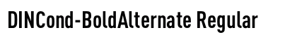 DINCond-BoldAlternate Regular
