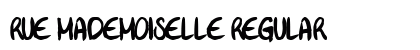 Rue Mademoiselle Regular Font Preview