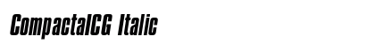 CompactaICG Italic font free download
