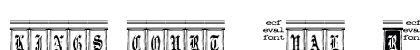 kings court (eval) Regular Font Preview