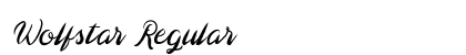 Wolfstar Regular Font Preview