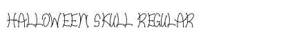 Halloween Skull Regular Font Preview