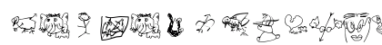 KarlasZeichnungen Regular Font Preview