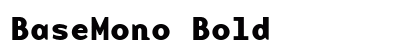 BaseMono Bold Preview