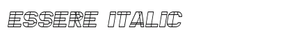Essere Italic preview Essere Italic preview