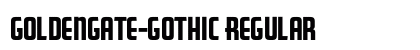 GoldenGate-Gothic Regular font free download
