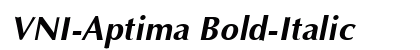 VNI-Aptima Bold-Italic preview VNI-Aptima Bold-Italic preview