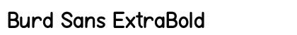 Burd Sans ExtraBold preview