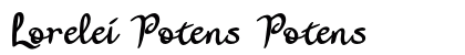 Lorelei Potens Potens Font Preview