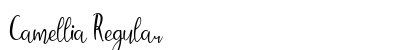Camellia Regular Font Preview