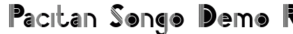 Pacitan Songo Demo Regular Font Preview Pacitan Songo Demo Regular Font Preview