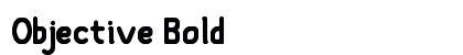 Objective Bold font free download