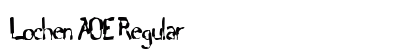 Lochen AOE Regular Font Lochen AOE Regular Font Preview