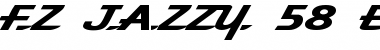 FZ JAZZY 58 EX Font
