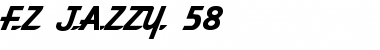 FZ JAZZY 58 Normal Font