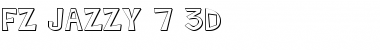 FZ JAZZY 7 3D Normal Font