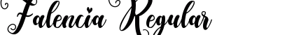 Falencia Regular Font Preview