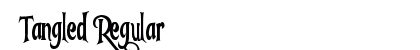 Tangled Regular Font Preview