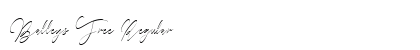 Balleys Free Regular Font Preview