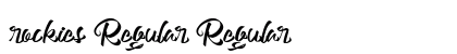 rockies Regular Regular Font Preview