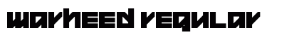 Warheed Regular Font Preview