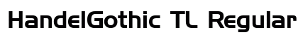 HandelGothic TL Regular font free download
