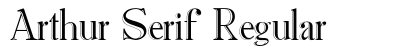 Arthur Serif Regular preview