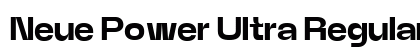 Neue Power Ultra Regular preview Neue Power Ultra Regular preview