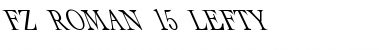 FZ ROMAN 15 LEFTY Normal Font