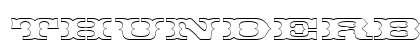 ThunderbirdDRegOu1 Regular Font Preview