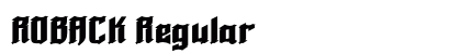 ROBACK Regular preview ROBACK Regular preview