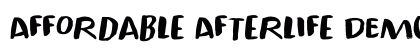 Affordable Afterlife DEMO Regular preview