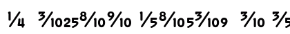 Numbers Premium Regular