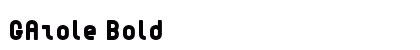 GAzole Bold Font GAzole Bold Font Preview