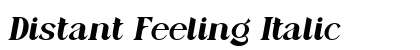 Distant Feeling Italic preview