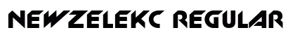 NewZelekC Regular Font Preview
