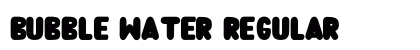Bubble Water Regular Font Preview