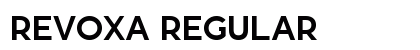 Revoxa Regular Font Preview