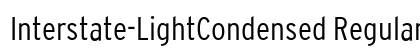 Interstate-LightCondensed Regular preview