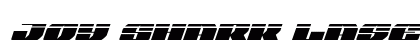 Joy Shark Laser Italic Italic