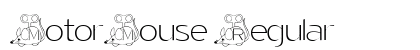 MotorMouse Regular Font Preview