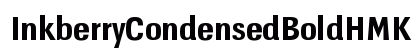InkberryCondensedBoldHMK Regular