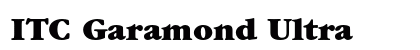 ITC Garamond Ultra font free download